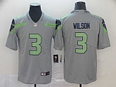 Nike Seahawks 3 Russell Wilson Gray Inverted Legend Limited Jersey,baseball caps,new era cap wholesale,wholesale hats